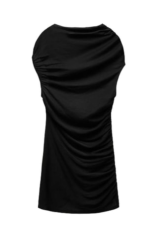 Top drappeggiato - Nero