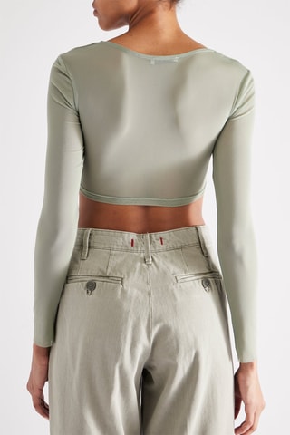 Crop top - Vert d’eau