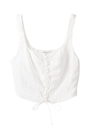 Top en broderie anglaise - Ecru