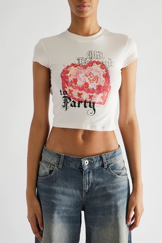 Crop top - Rose clair