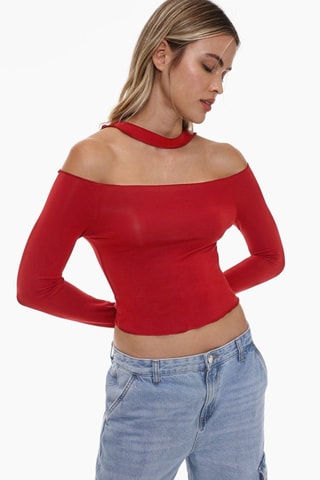 Crop top - Rosso
