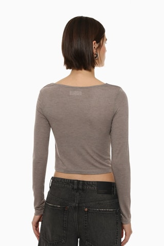 Crop top - Taupe