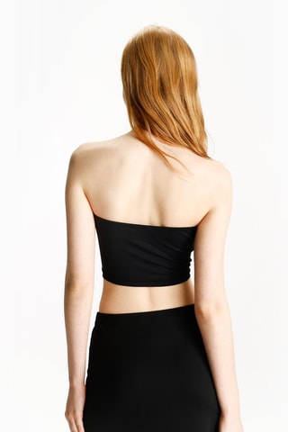 Crop top bustier - Nero