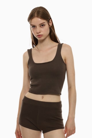 Crop top - Marrone