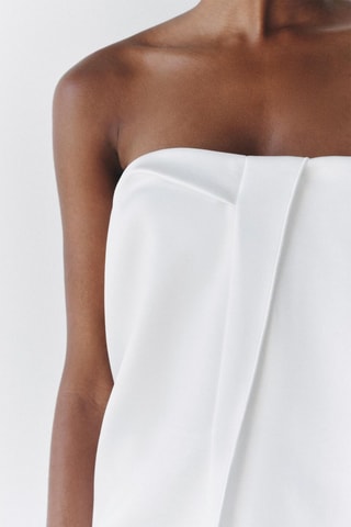 Top bustier - Blanc