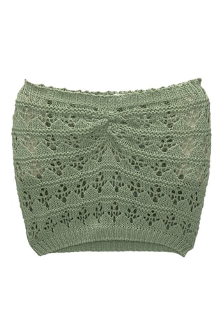 Top bustier - Vert olive