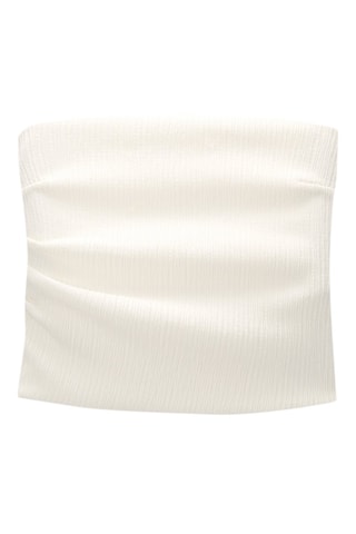 Top bustier - Blanc