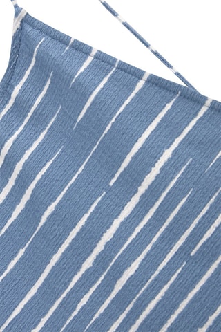 Top asimmetrico - Azzurro