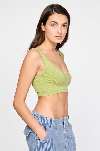 Crop top - Vert clair