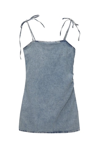 Robe droite en jean - Bleu clair