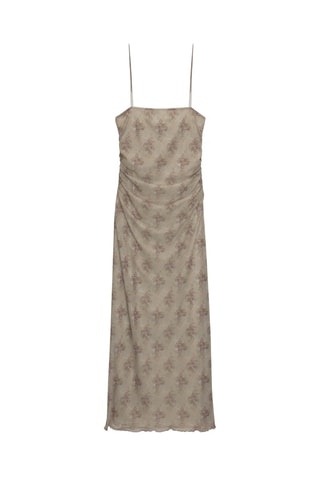 Robe midi - Beige