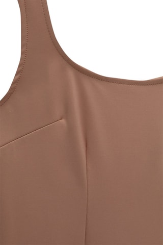 Abito taglio dritto - Marrone