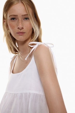 Abito a trapezio - Bianco