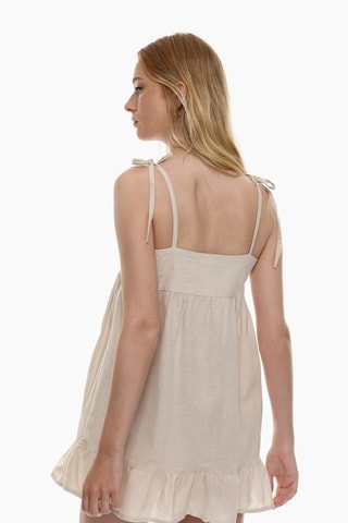 Abito a trapezio - Beige