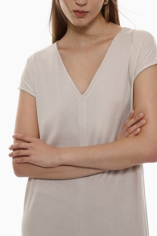 Abito lungo - Beige chiaro