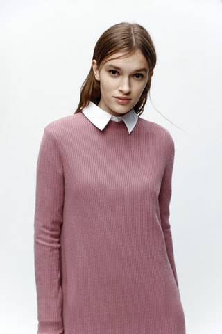 Robe pull - Vieux rose