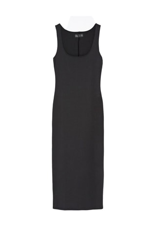 Abito midi - Marrone scuro