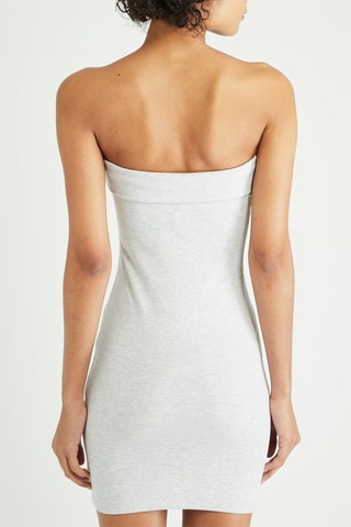 Abito bustier - Grigio chiaro