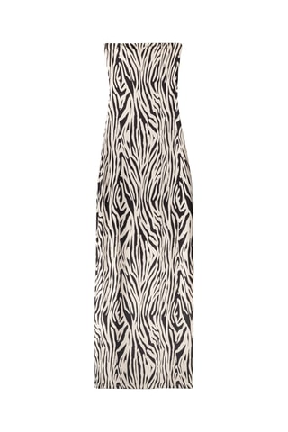 Abito bustier - Bianco e nero