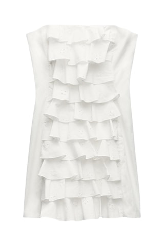 Abito bustier - Bianco