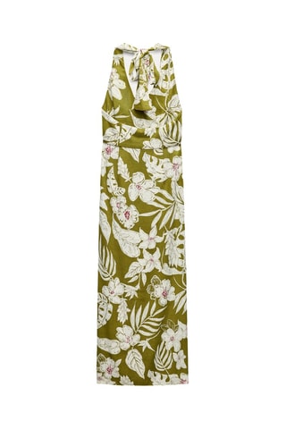 Robe longue - Vert olive