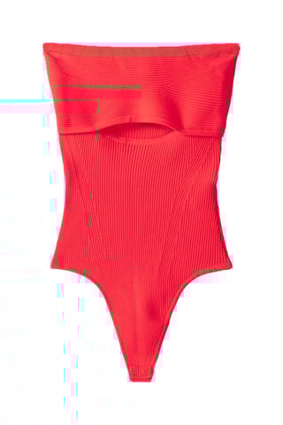 Body bustier - Rosso