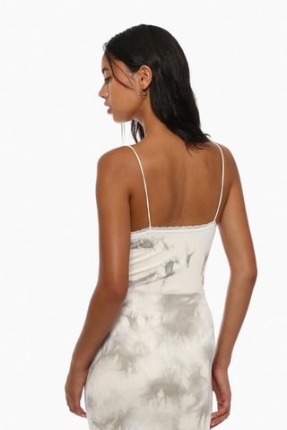 Body tie and dye - Blanc et gris foncé