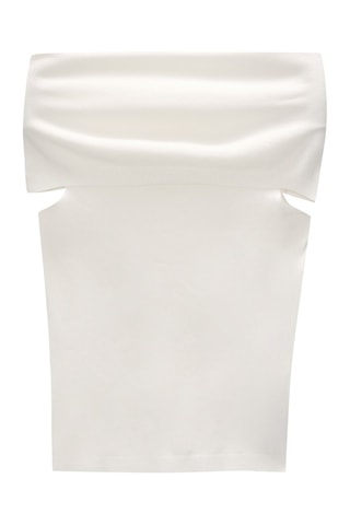 Top bustier - Blanc