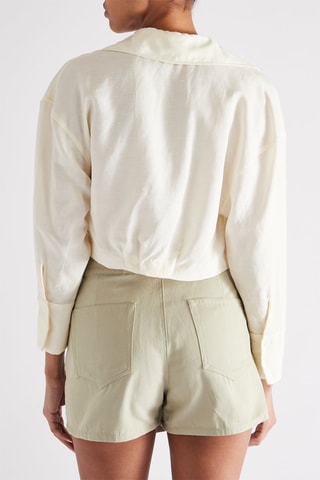 Chemisier court - Ecru