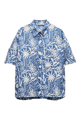 Chemisier - Bleu cobalt