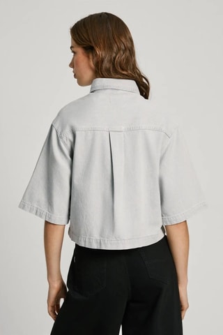 Chemisier en jean Elle Cloud - Gris