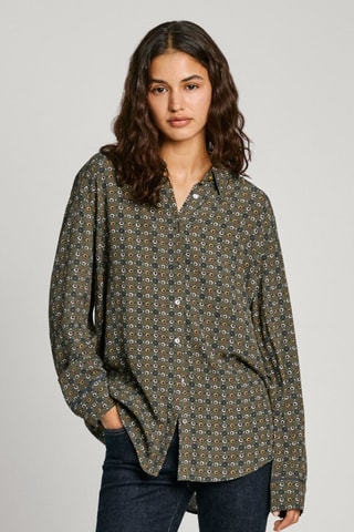 Chemisier Salomy - Vert olive