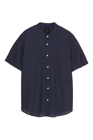 Camicia in lino - Navy