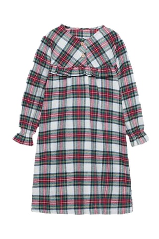 Camicia da notte - Bianco e rosso