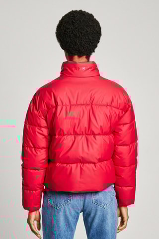 Piumino con cappuccio Carley - Rosso