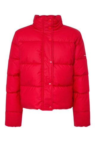 Piumino con cappuccio Carley - Rosso