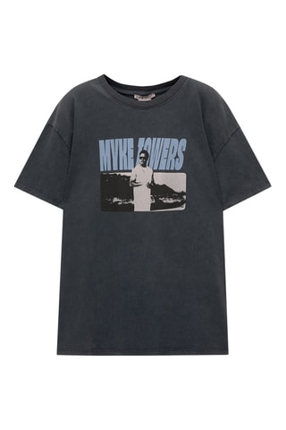 T-shirt Myke Towers - Nero