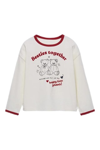 T-shirt - Bianco e rosso