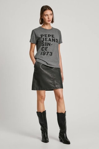 T-shirt Gio - Grigio scuro melange