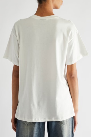 T-shirt Denji e Makima Chainsaw Man - Bianco