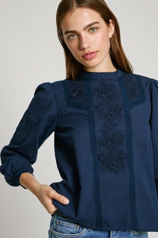 Blouse Primrose - Bleu marine