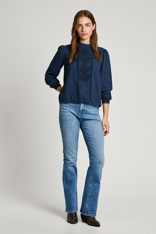 Blouse Primrose - Bleu marine