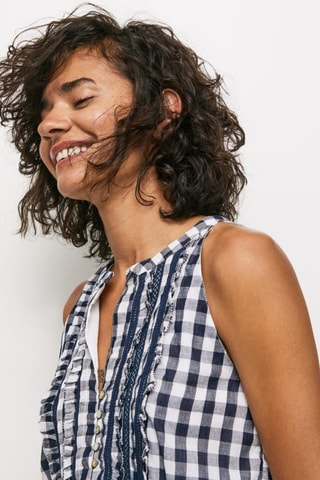 Blouse Gabriela - Bleu marine