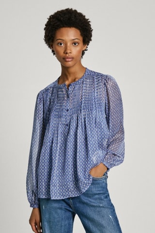 Blouse Naomi - Bleu marine