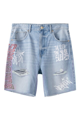 Shorts in jeans - Azzurro