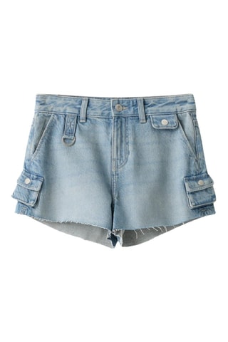 Short en jean - Bleu