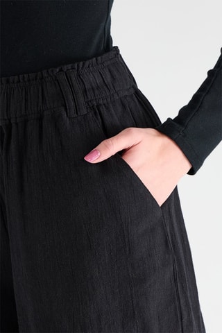 Shorts a vita alta - Nero