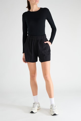 Shorts a vita alta - Nero