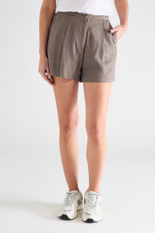 Short taille haute - Taupe