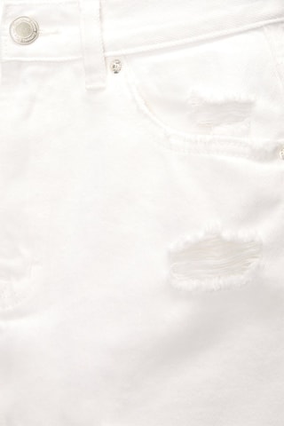 Short mom en jean - Blanc